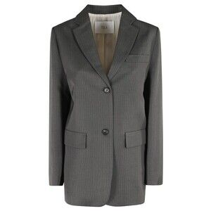 Tela Tailored Pencil Blazer With Subtle Pinstripe - NWT